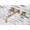 Kingston Brass KS6023CKL Wall Mount Tub Faucet, Antique Brass KS6023CKL - alternate 2